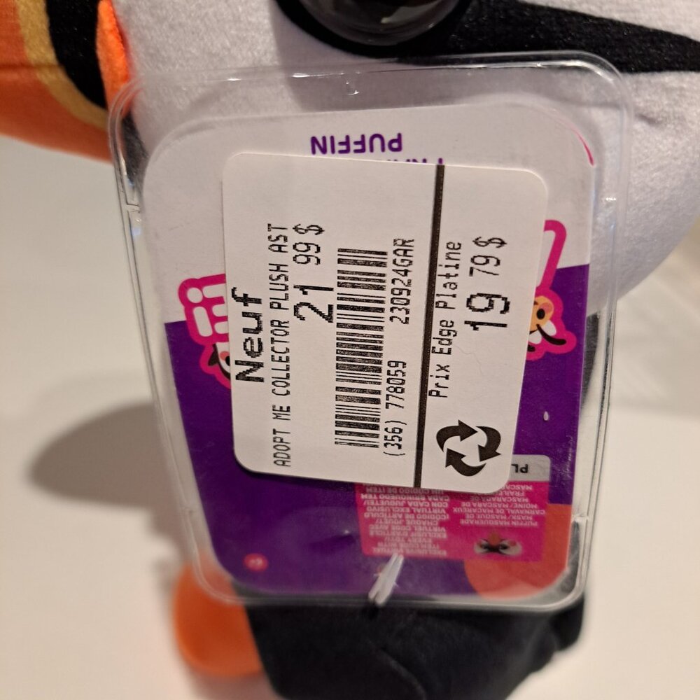 Stuffed puffin bird toy NEW with tag - Picture 2 of 3